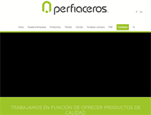 Tablet Screenshot of perfiaceros.co